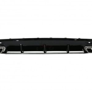 Difusor com Ponteiras Mercedes S C217 Coupé (2014 a 2020) Look S63