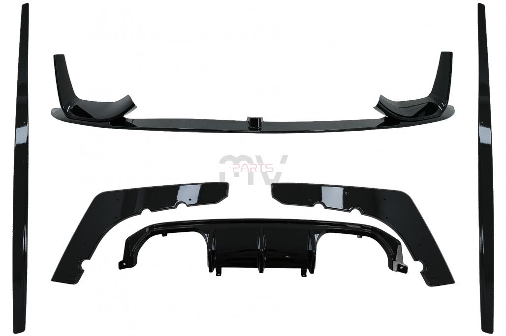 Conjunto Bmw M3 F80 M4 F82 F83 (2014 a 2019) Spoiler, Laminas e Difusor