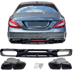 Difusor com Ponteiras Mercedes CLS C218 (2014 a 2017)