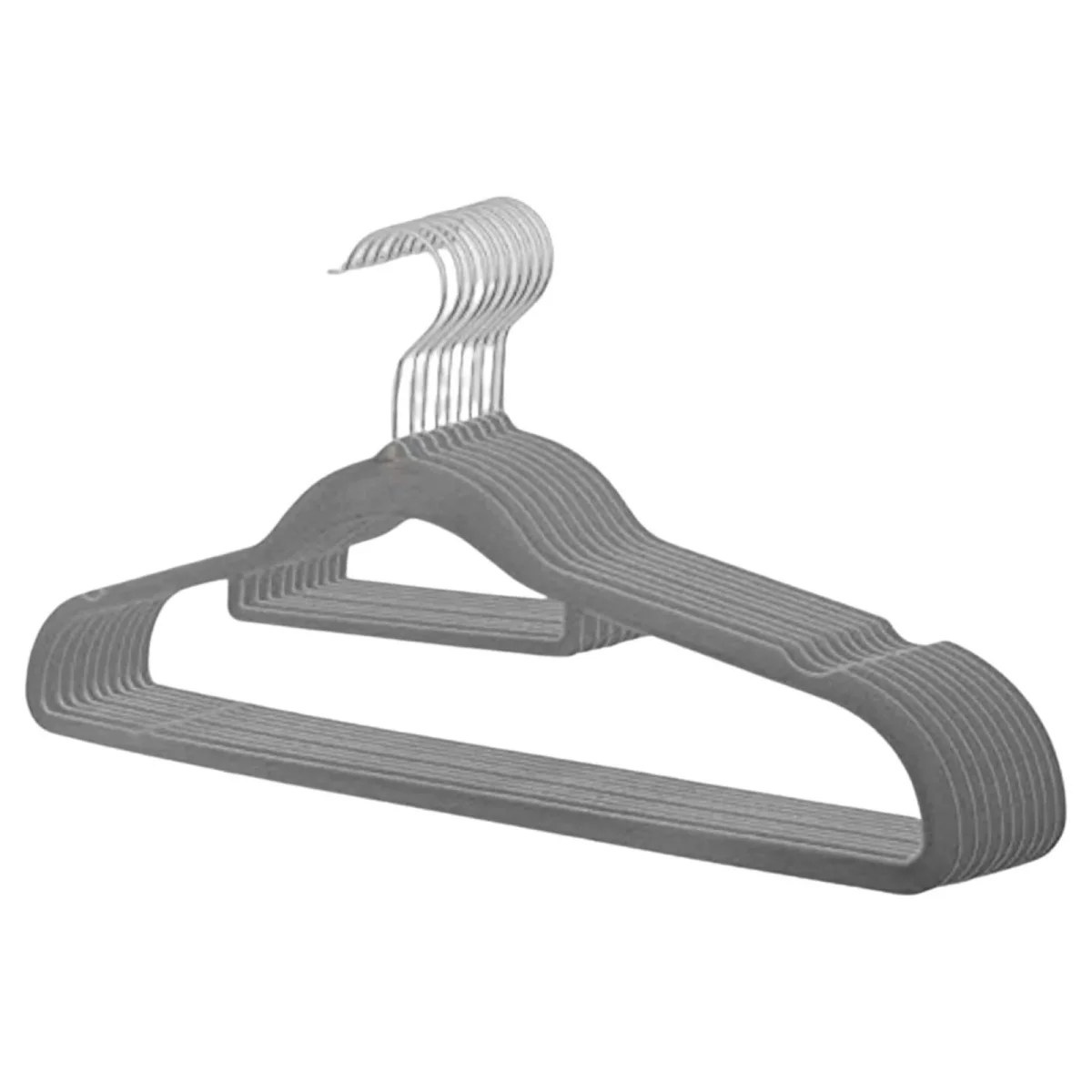Kit 30 Cabides de Veludo Slim Adulto Antideslizante Ultrafino para Roupas Camisas Calças Vestido - Image 8