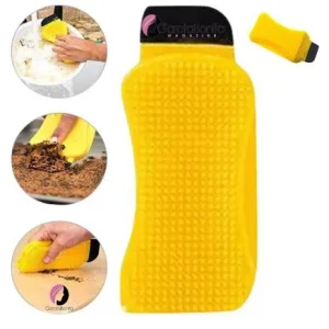 Esponja Silicone 3 em 1 Antibacteriana para Limpeza de Louças e Utensílios