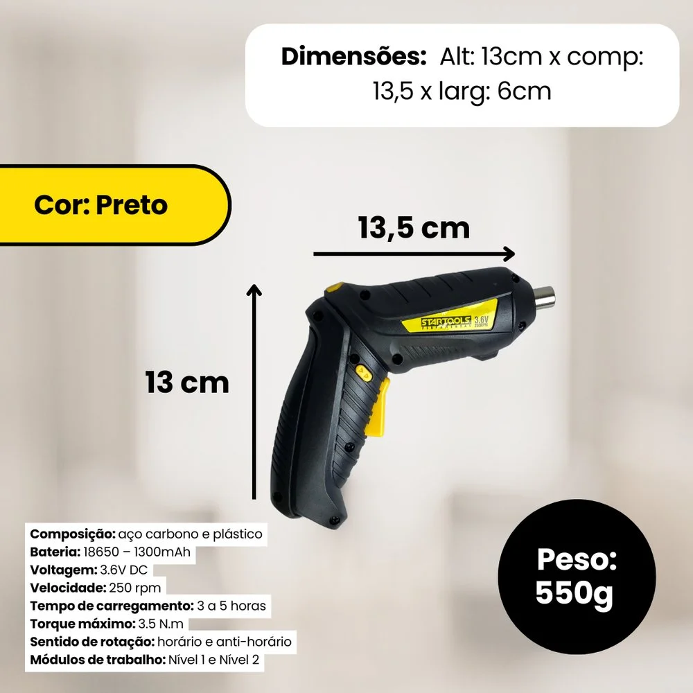 Mini Parafusadeira Recarregável - Image 5
