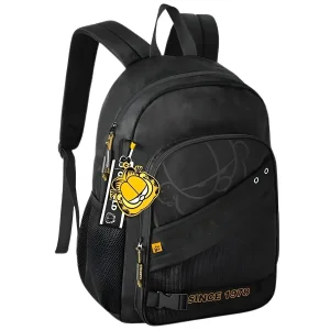 Mochila Bolsa Unissex Preta Casual Reforçada para Notebook Escolar Trabalho Viagem