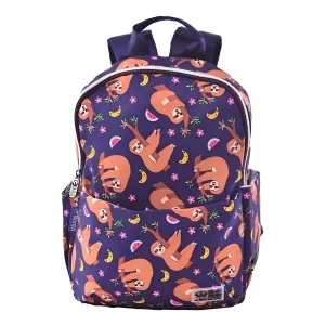 Mochila Bolsa Infantil Feminina Costas Escolar Escola Viagem Passeio Bicho Preguiça