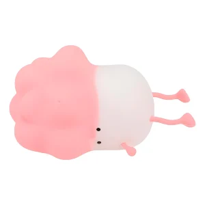 Luminária Para Quarto Decorativa Infantil Luz Led  Silicone Cor Rosa