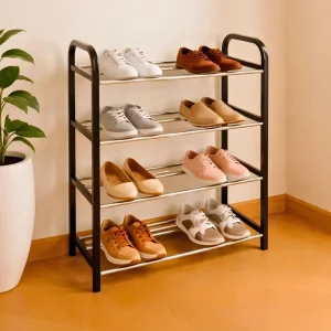 Sapateira 4 Andares Organizadora Multiuso Desmontável para Sapatos Tênis Livros Brinquedos
