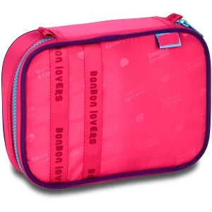 Estojo Box Escolar Fashion Multifuncional Passeio Cor Cor:Rosa