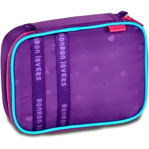Estojo Box Escolar Fashion Multifuncional Passeio Cor Cor:Roxo