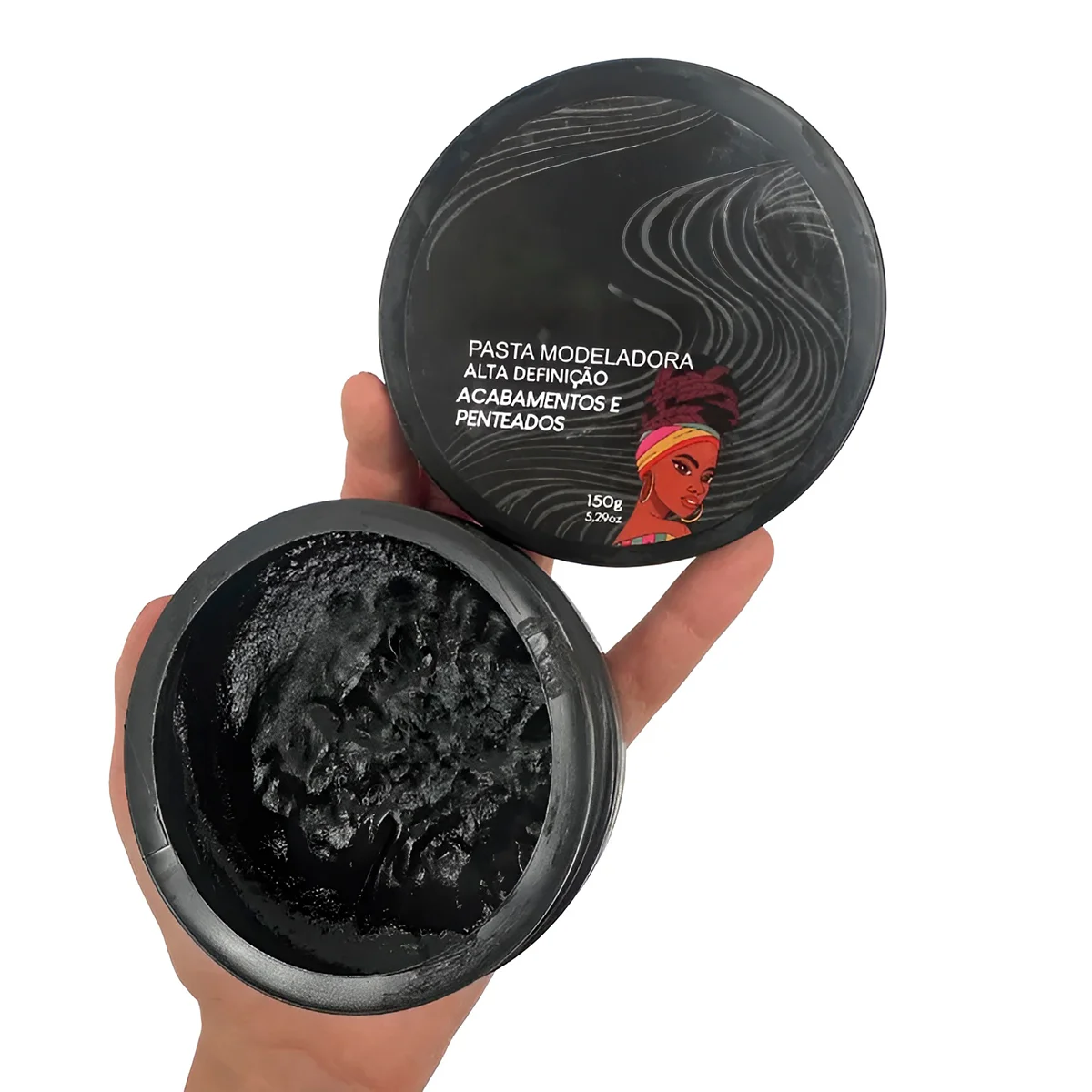 Pomada Gel Modelador Trança Penteados Cabelo Alta Definição - Image 3
