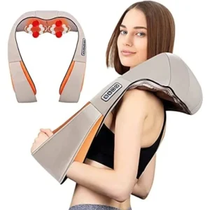 Colete Massageador Para Pescoço Costas Ombro Shiatsu Neck Infravermelho Bivolt
