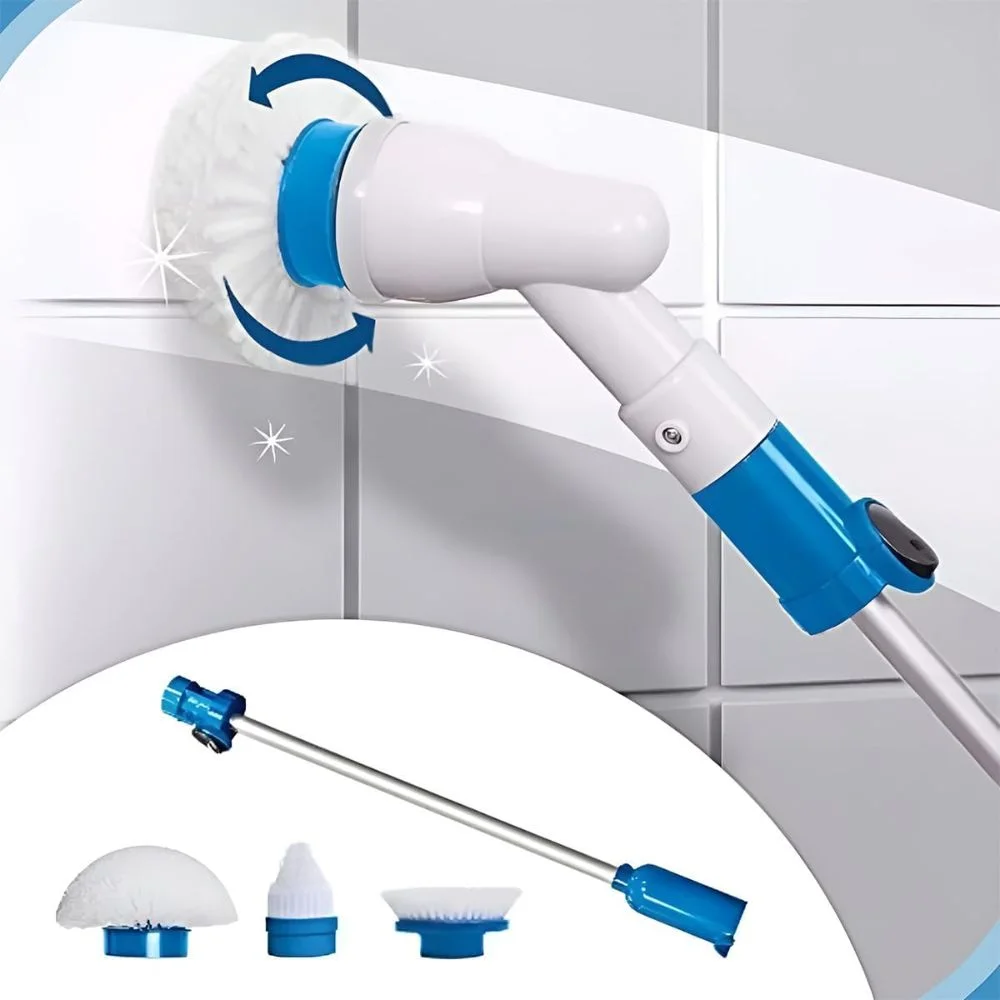 Esfregão Elétrico 3 em 1 Recarregável Automático para Limpeza Lavar Chão Piso Banheiro - Image 3