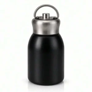 Garrafa Térmica Portátil 300ml Inox Compacta para Café Água Quente Fria