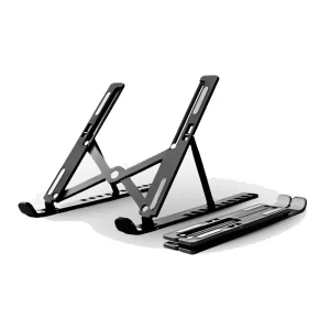 Suporte Articulado para Notebook e Tablet Metal Ajustável Ergonômico Preto