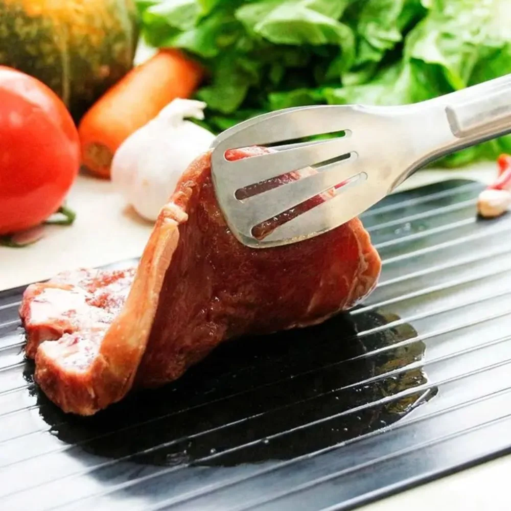 Tábua Mágica Descongelar Carne Rápido Alimentos Sem Microondas Antiaderente - Image 3