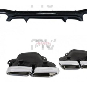 Difusor com Ponteiras Mercedes E W213 (2020 em diante) Look E63
