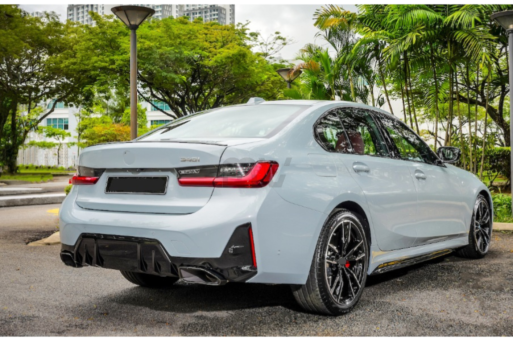 Difusor com Ponteiras Bmw Série 3 G20 G28 G21 (2022) Look M340i M - Image 3