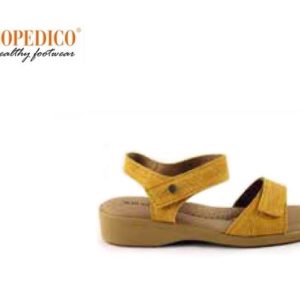 GALAPAGOS , BIO SOLE – SANDÁLIA PELE, ZS, SNAKE MUSTARD – TAM 36