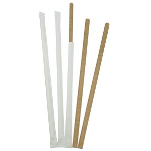 Palhinha de Papel Kraft Emb. Indiv. 6mmx200mm 500un.
