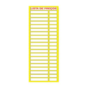 Cartaz em PVC Ref. 44A