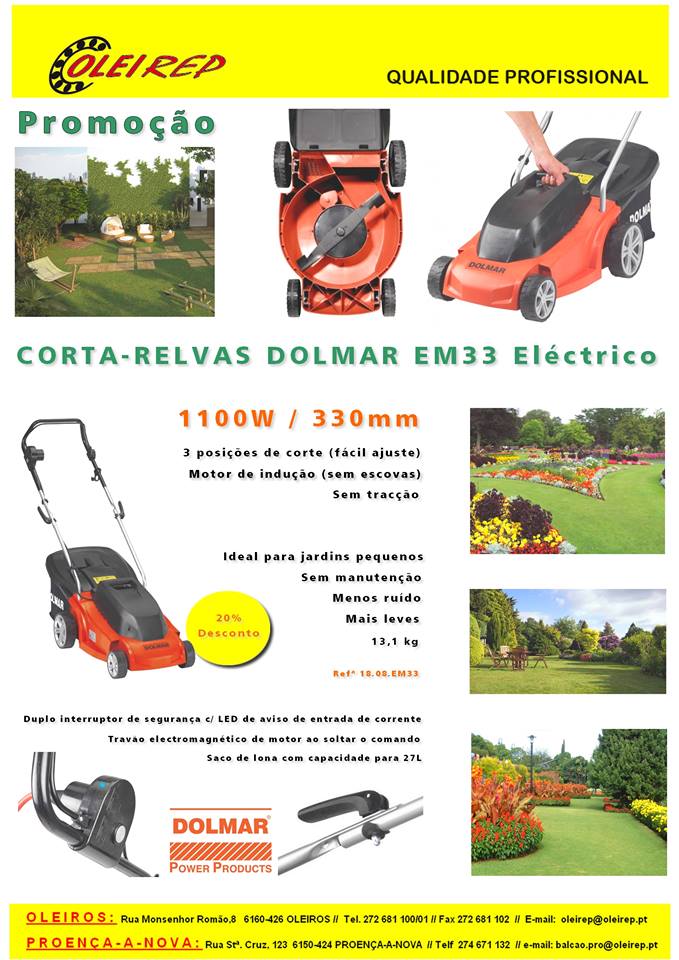 Corta relva eléctrico 33 cm EM330 - Image 6