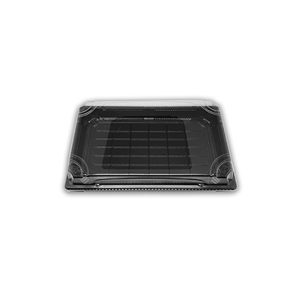 Embalagens Sushi OPS Negro +Tampa OPS 239x146x23mm 50un.