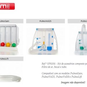 CA-MI – KIT ESPIRÓMETROS INCENTIVO (FILTRO AR, BOCAL E TUBO)