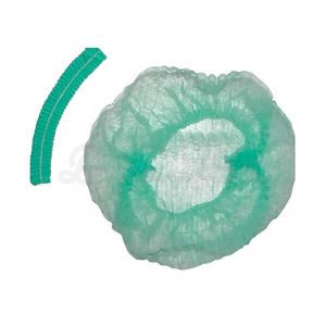 Toucas Descartáveis Clip Verde 100un.