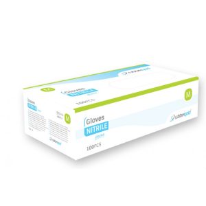 Luvas Nitrilo Extra Azul S/Pó 100un.