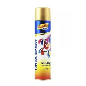 Tinta Spray Dourada Mundial Prime